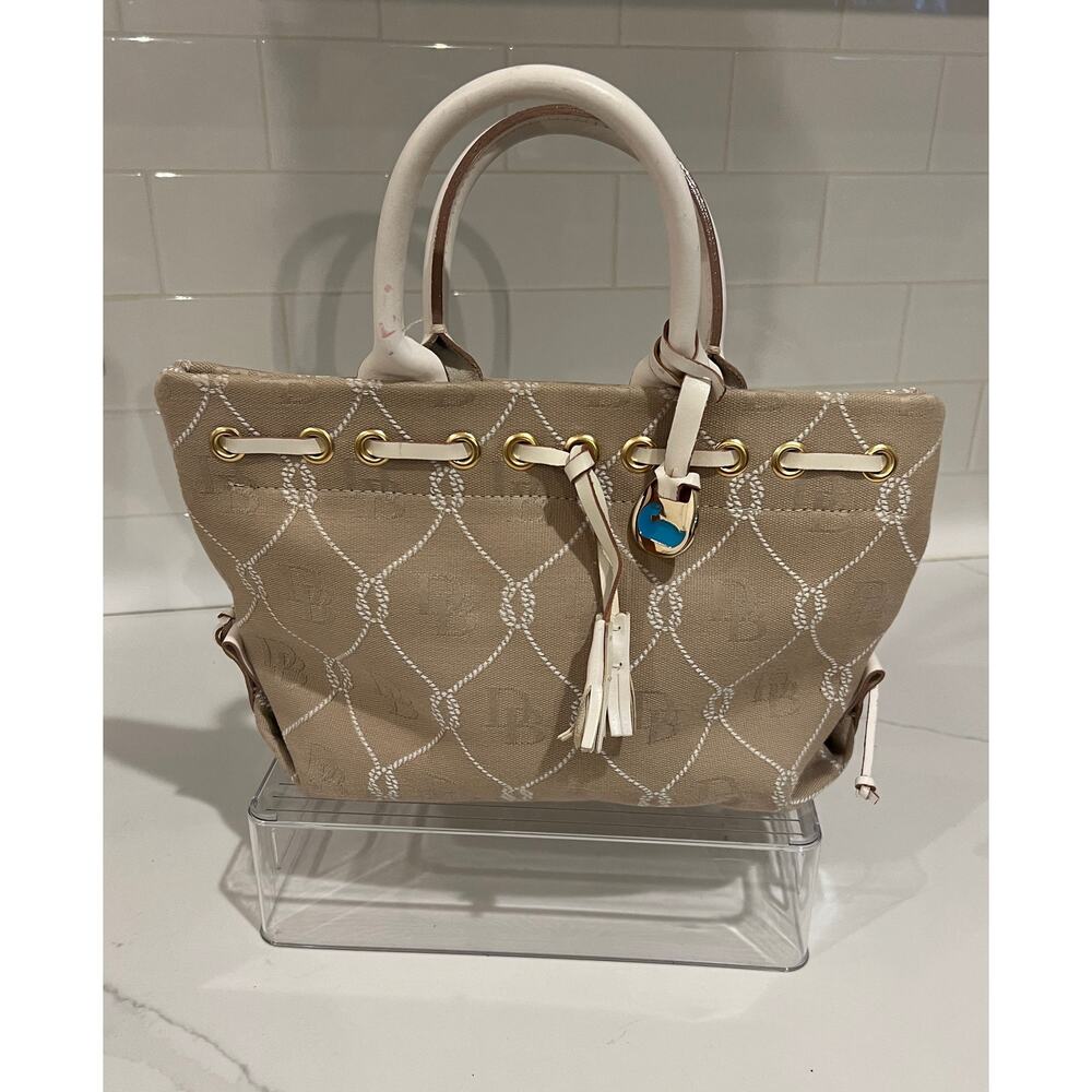 Dooney & Bourke Tulip Tote Tan purse handbag